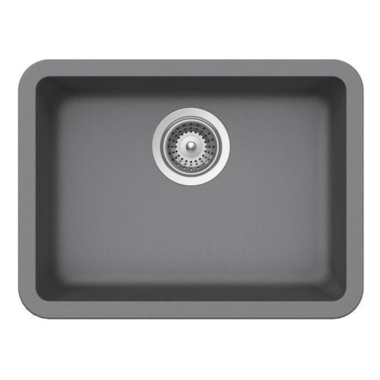 Pelican Int'l Crystallite Series PL-350 19 3/4" x 14 7/8" Chroma Granite Composite Undermount Kitchen Sink