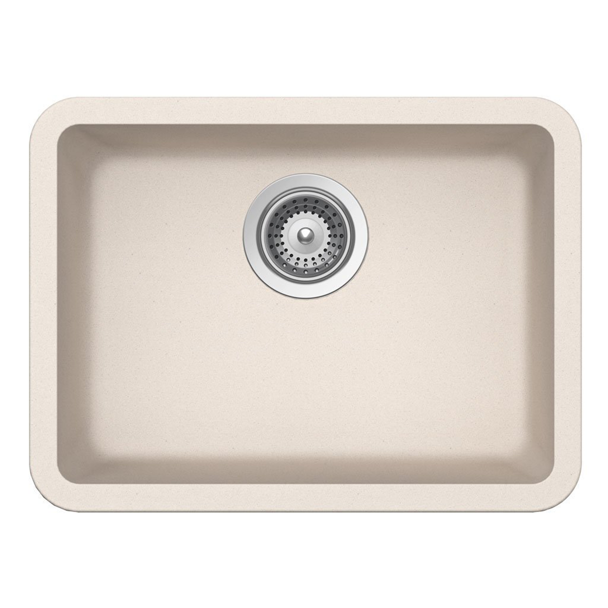 Pelican Int'l Crystallite Series PL-350 19 3/4" x 14 7/8" Sand Granite Composite Undermount Kitchen Sink