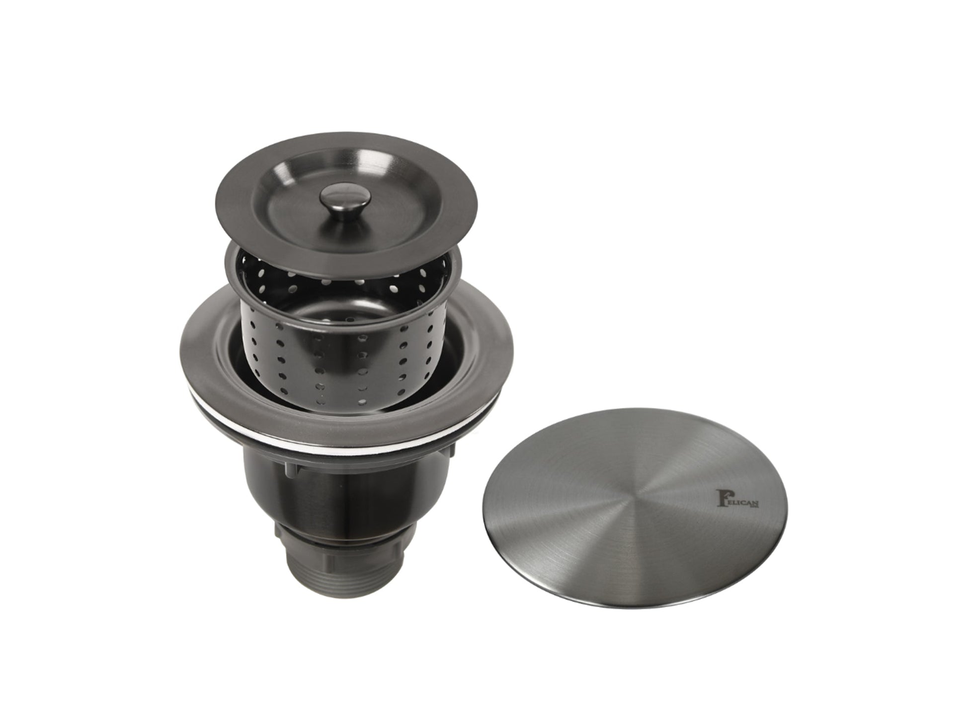 Pelican Int'l Gunmetal Black Decorative Strainer