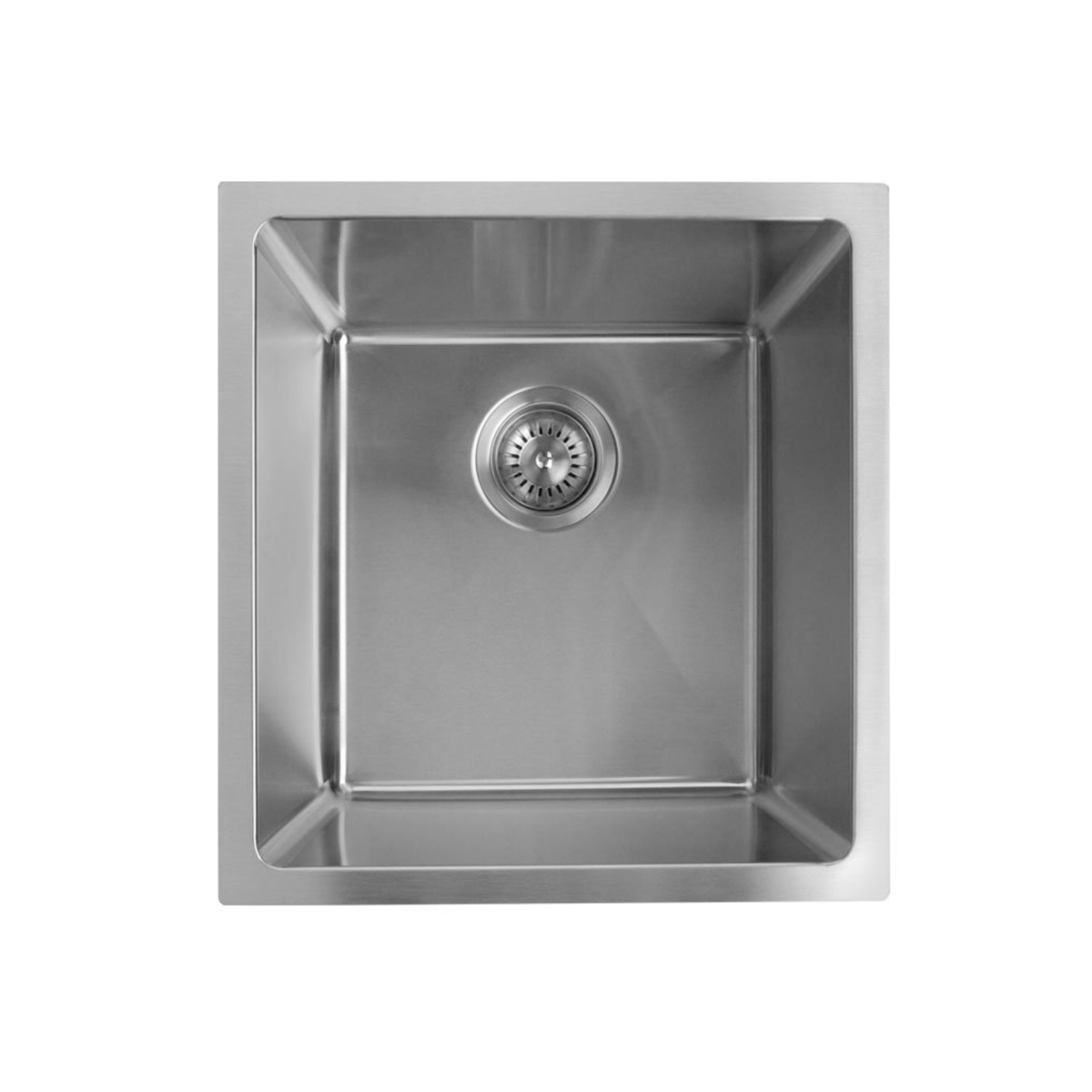 Pelican Int'l Handmade Series PL-HA104 16 Gauge Stainless Steel Undermount Kitchen Sink 17" x 18" with Micro Radius Corners