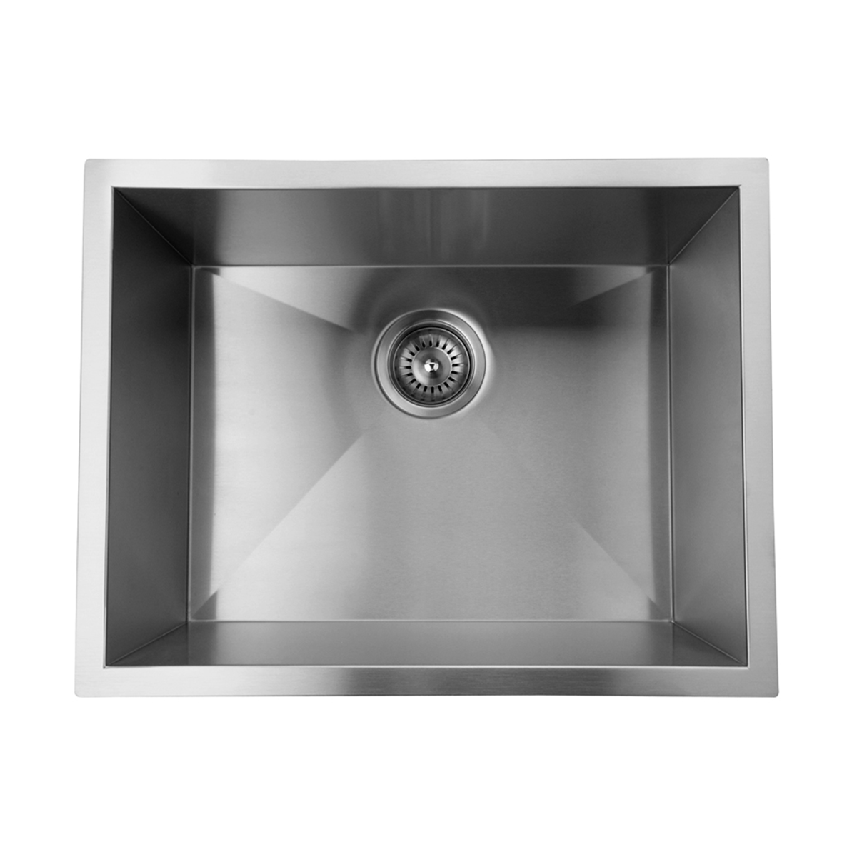 Pelican Int'l Handmade Series PL-HA108 16 Gauge Stainless Steel Undermount Kitchen Sink 23" x 18" with Zero Radius Corners