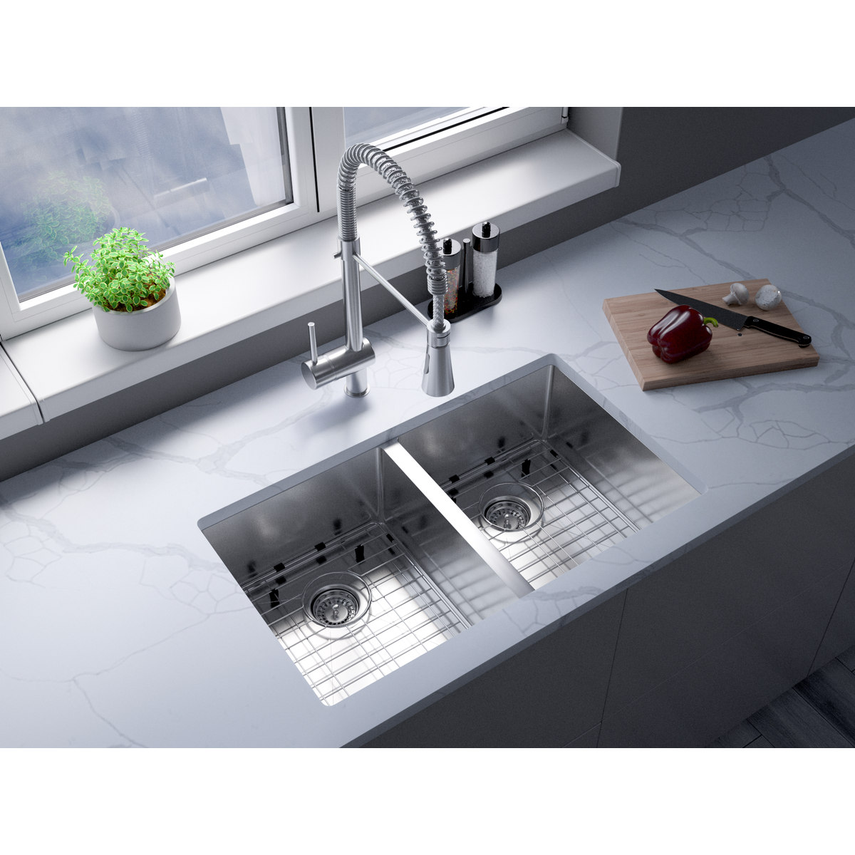 Pelican Int'l Handmade Series PL-HA117 R0 16 Gauge Stainless Steel Und ...