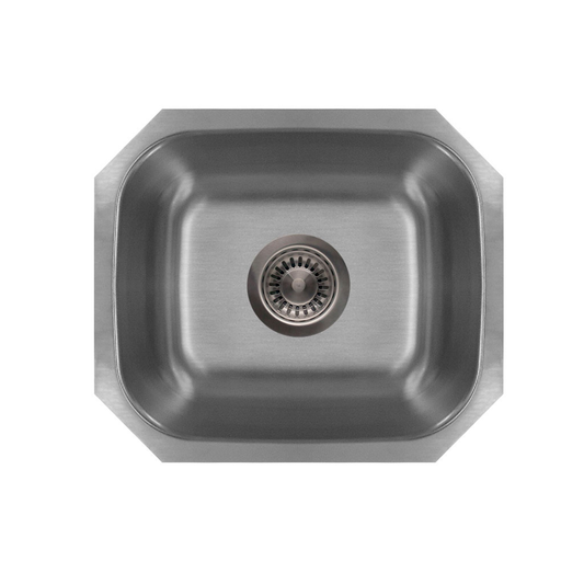 Pelican Int'l Signature Series PL-VS1815 18 Gauge Stainless Steel Single Bowl Undermount Kitchen Sink 18 1/2" x 15"
