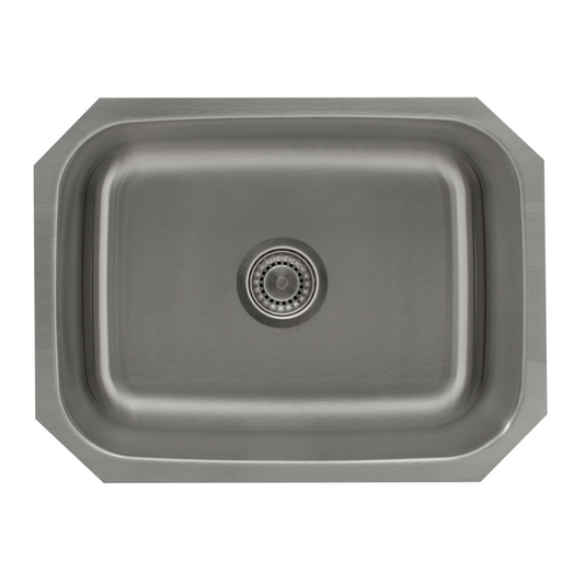 Pelican Int'l Signature Series PL-VS2318 16 Gauge Stainless Steel Single Bowl Undermount Kitchen Sink 23" x 17 3/4"