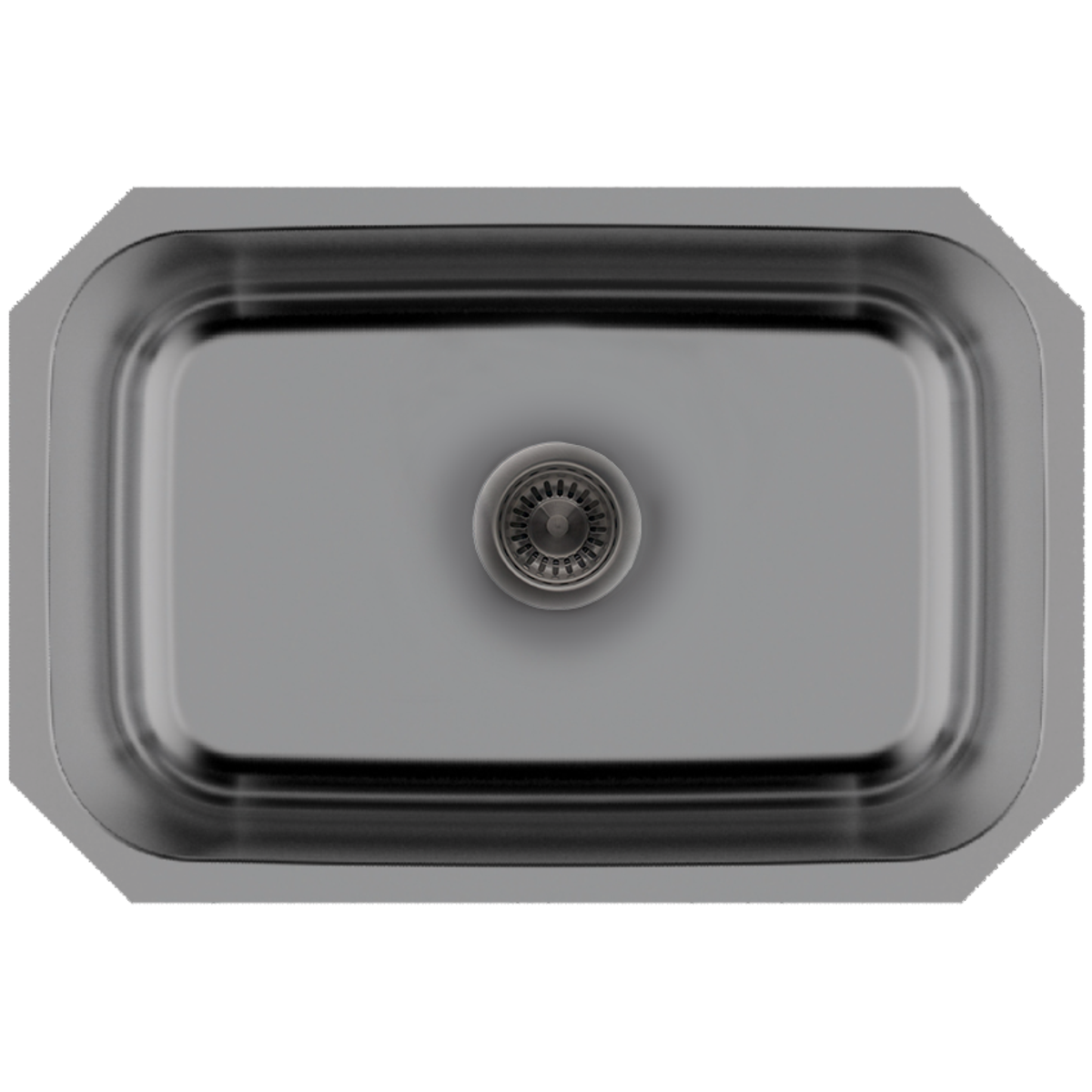 Pelican Int'l Signature Series PL-VS2718 16 Gauge Stainless Steel Single Bowl Undermount Kitchen Sink 27" x 17 3/4"