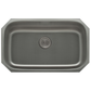 Pelican Int'l Signature Series PL-VS3218 ADA Compliant 18 Gauge Stainless Steel Single Bowl Undermount Kitchen Sink 32 1/8" x 18"