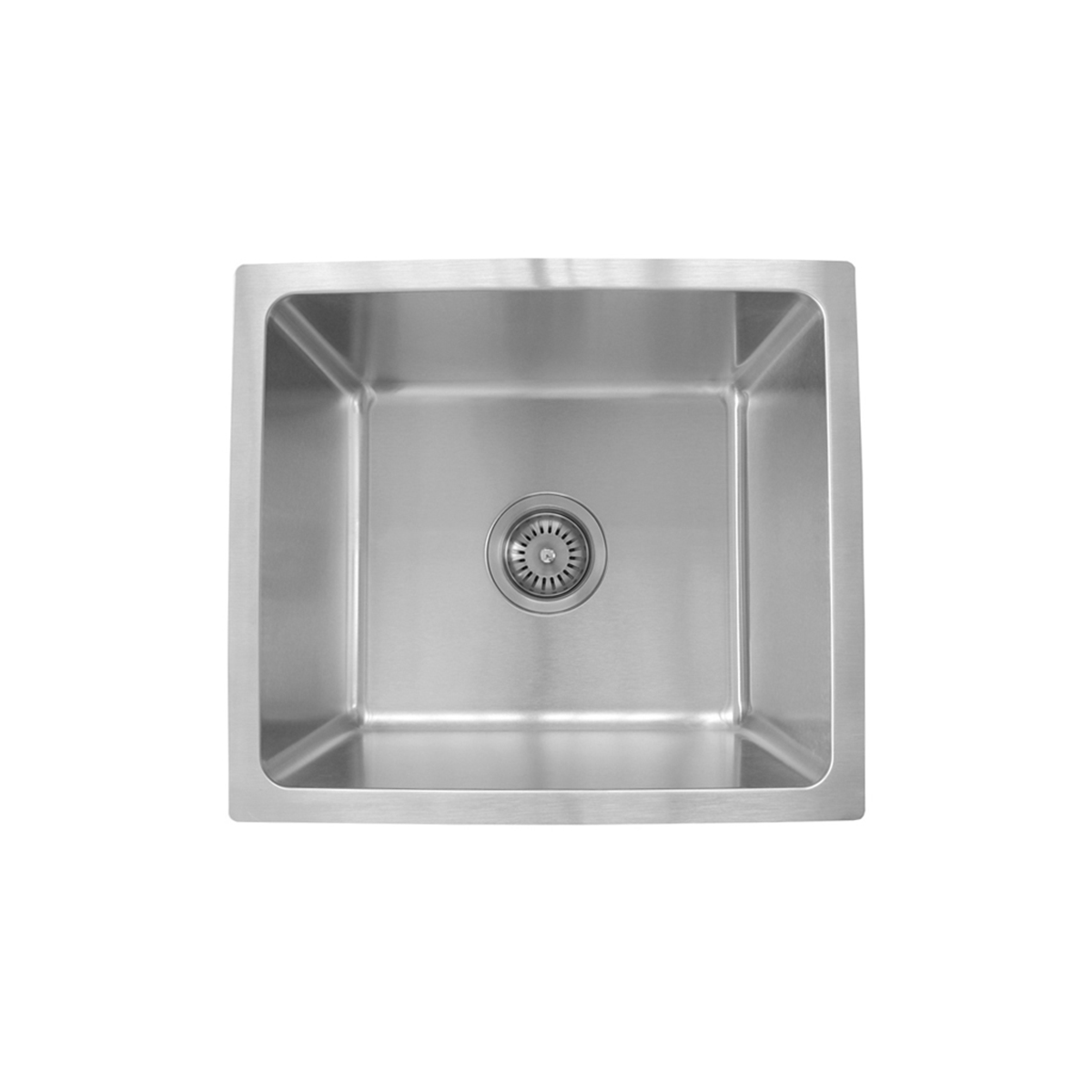 Pelican Int'l Urban Series PL-VR1816 R20 18 Gauge Stainless Steel Undermount Kitchen Sink 18" x 16" with Low Radius Corners