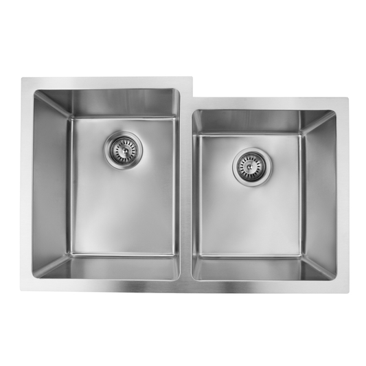 Pelican Int'l Urban Series PL-VR6040 R20 18 Gauge Stainless Steel Undermount Kitchen Sink 31 1/2" x 20 1/2" with Low Radius Corners