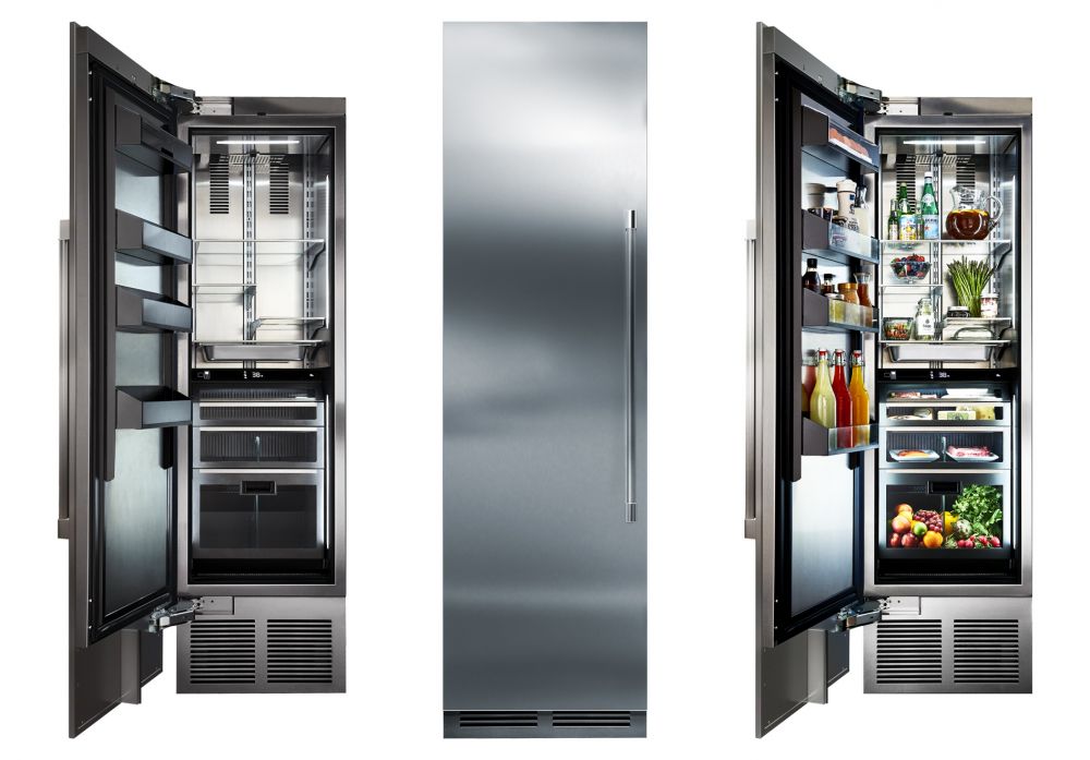Perlick 24" Column Refrigerator Solid Overlay Ready Hinged Left