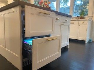 Perlick ADA Height 24" Stainless Steel Compliant Indoor Freezer Drawers with Lock