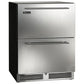 Perlick ADA Height 24" Stainless Steel Compliant Indoor Freezer Drawers with Lock
