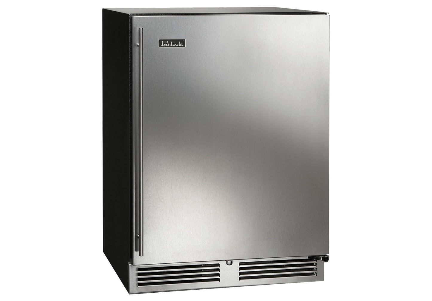 Perlick C-Series 24" Indoor Beverage Center with Stainless Steel Glass Door Hinge Left