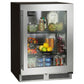 Perlick C-Series 24" Indoor Refrigerator with Stainless Steel Glass Door Hinge Left with Lock