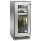 Perlick Signature Series 15" Indoor Beverage Center with Fully Integrated Panel-Ready Solid Door Hinge Right with Lock