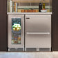 Perlick Signature Series 15" Indoor Refrigerator with Stainless Steel Glass Door Hinge Left