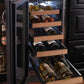 Perlick Signature Series 15" Indoor Wine Reserve with Fully Integrated Panel-Ready Glass Door Hinge Right
