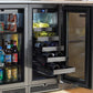 Perlick Signature Series 15" Indoor Wine Reserve with Fully Integrated Panel-Ready Solid Door Hinge Left