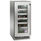 Perlick Signature Series 15" Indoor Wine Reserve with Stainless Steel Glass Door Hinge Left with Lock