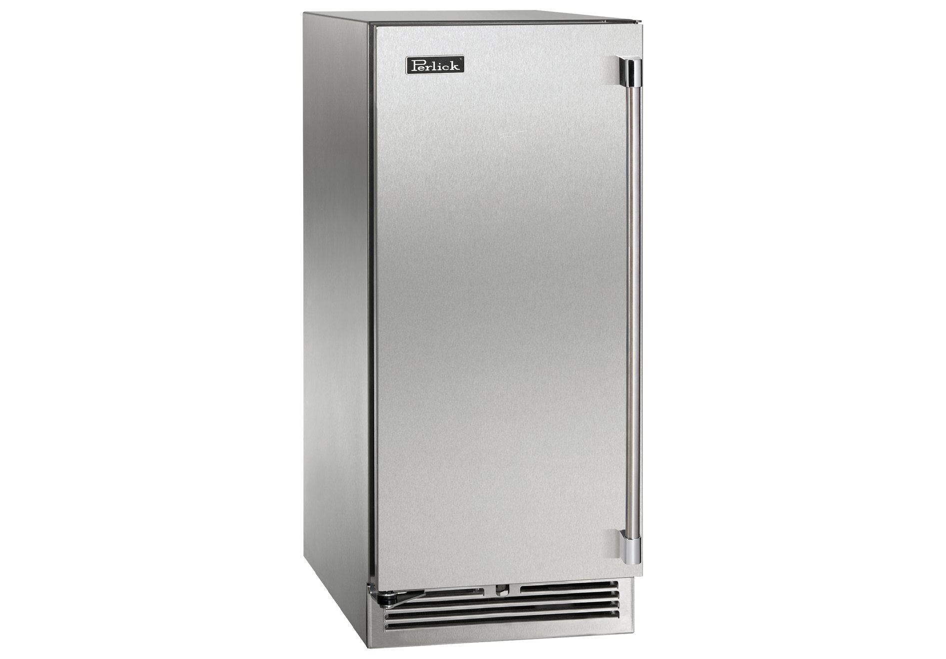 Perlick Signature Series 15" Marine Grade Beverage Center with Fully Integrated Panel-Ready Glass Door Hinge Right with Lock