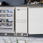 Perlick Signature Series 15" Stainless Steel Marine Grade Refrigerator Drawers with Lock