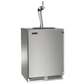 Perlick Signature Series 24" Indoor Adara Keg Dispenser - Single Tap with Fully Integrated Panel-Ready Solid Door Hinge Right