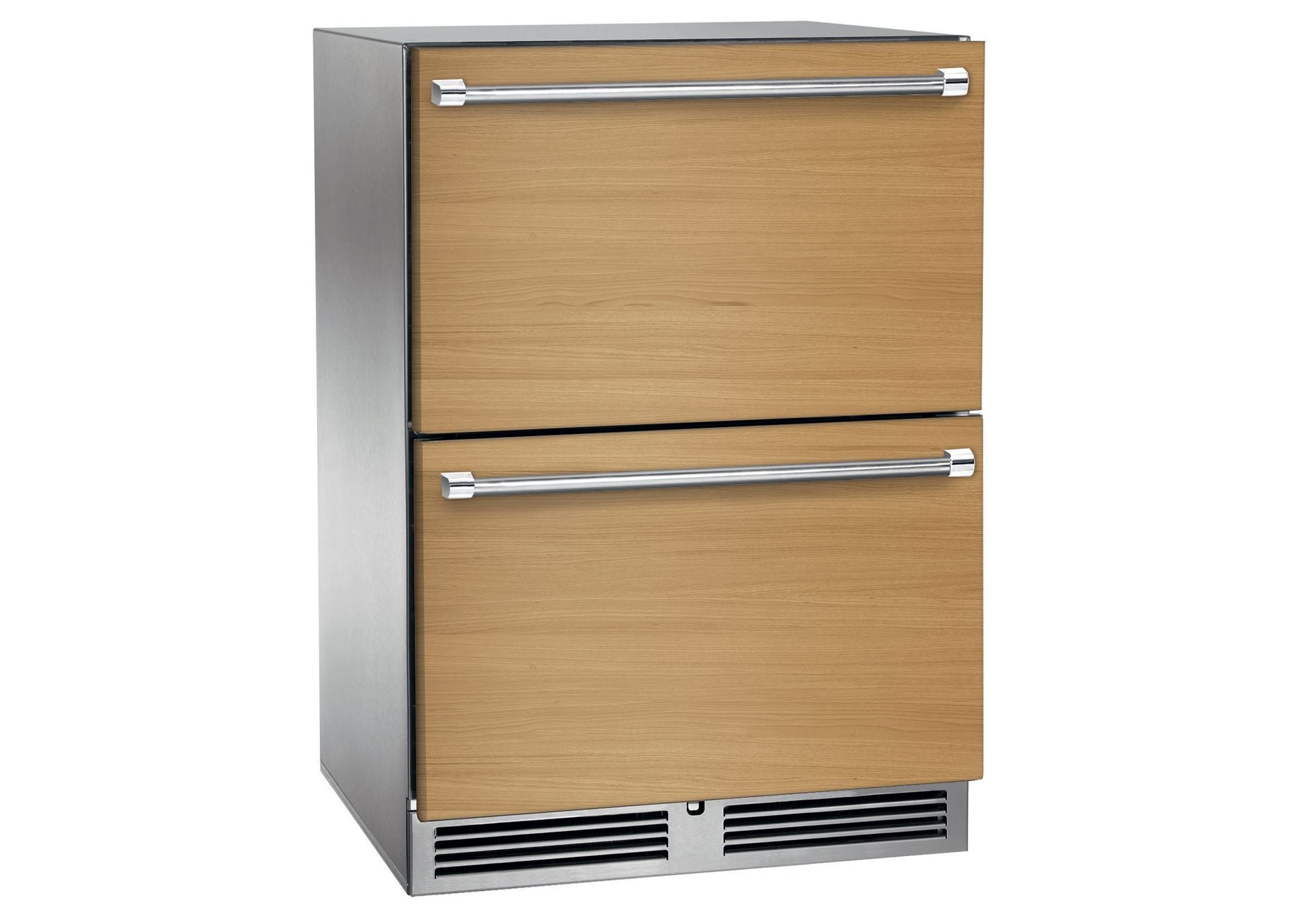 Perlick Signature Series 24" Indoor Dual-Zone Freezer/Refrigerator Drawers Fully Integrated Panel-Ready