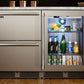 Perlick Signature Series 24" Indoor Refrigerator with Fully Integrated Panel-Ready Glass Door Hinge Left with Lock