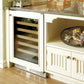 Perlick Signature Series 24" Indoor Wine Reserve with Fully Integrated Panel-Ready Glass Door Hinge Left
