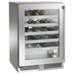Perlick Signature Series 24" Indoor Wine Reserve with Fully Integrated Panel-Ready Glass Door Hinge Left with Lock
