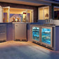 Perlick Signature Series 24" Marine Grade Freezer with Stainless Steel Solid Door Hinge Right