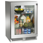 Perlick Signature Series 24" Marine Grade Refrigerator with Stainless Steel Solid Door Hinge Left