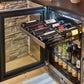 Perlick Signature Series 24" Outdoor Beverage Center with Fully Integrated Panel-Ready Glass Door Hinge Left