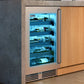Perlick Signature Series 24" Shallow Depth Indoor Wine Reserve with Fully Integrated Panel-Ready Solid Door Hinge Right with Lock