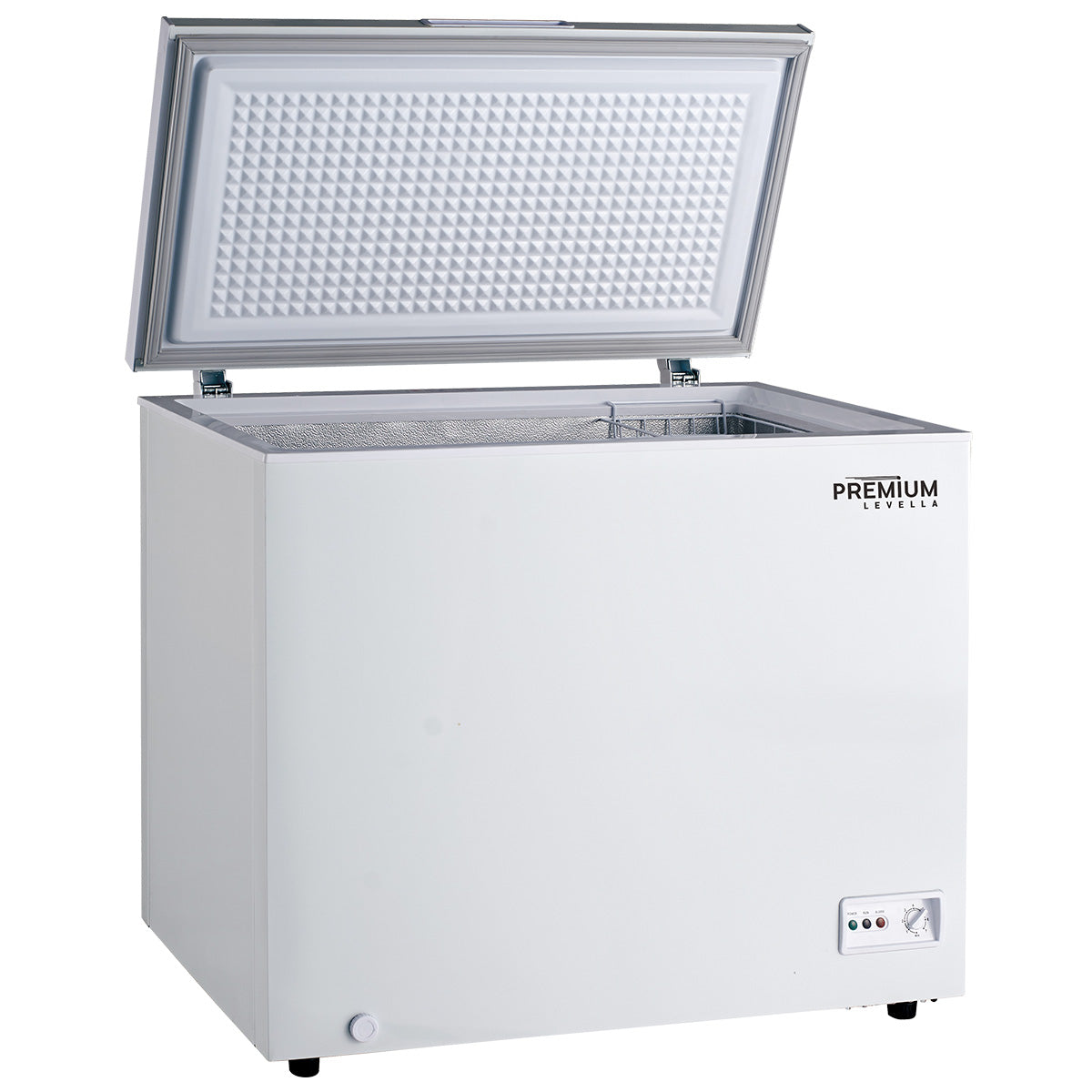 Premium Levella 10.0 ft³ White Energy-Saving Manual Defrost Chest Freezer With Removable Storage Basket