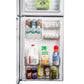 Premium Levella 11.6 ft³ Inox Frost-Free Refrigerator With Chiller Zone and Easy-Slide Food Pan