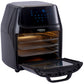 Premium Levella 16.9 Qt Black Digital Air Fryer