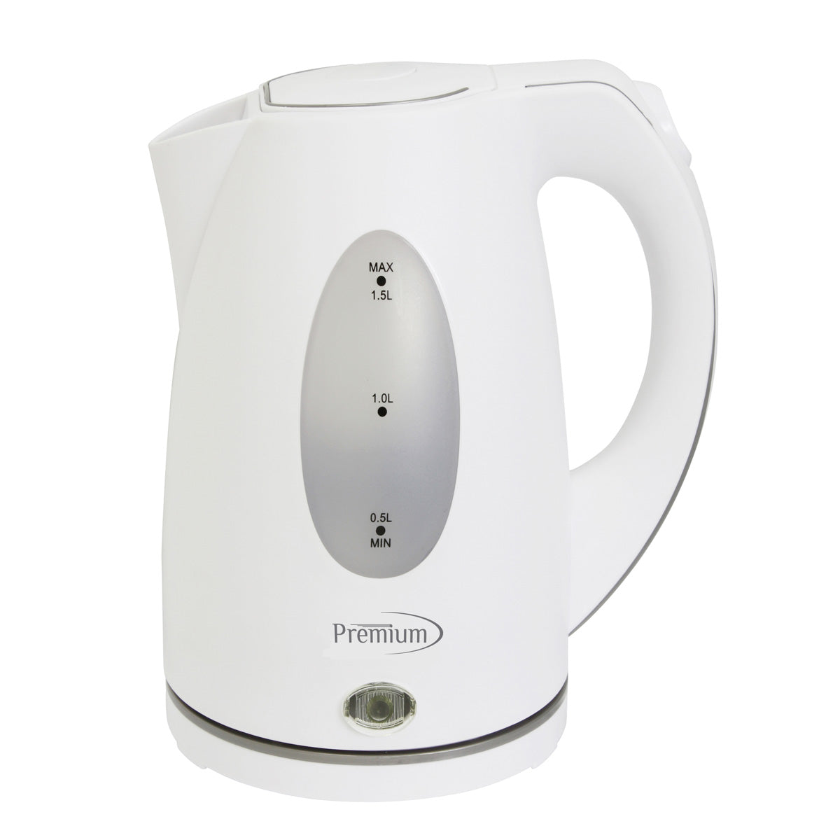 Premium Levella 1.6 Qt White Cordless Electric Tea Kettle