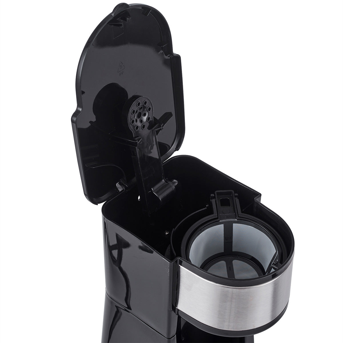 Premium Levella 2-Cup Black Coffee Maker