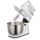Premium Levella 2-in-1 Stand & Hand Mixer With 3L Automatic Rotating Bowl, 2 Beaters, and 2 Dough Hooks