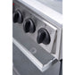 Premium Levella 20" White Freestanding Electric Stove With 4 Spiral Hot Plate