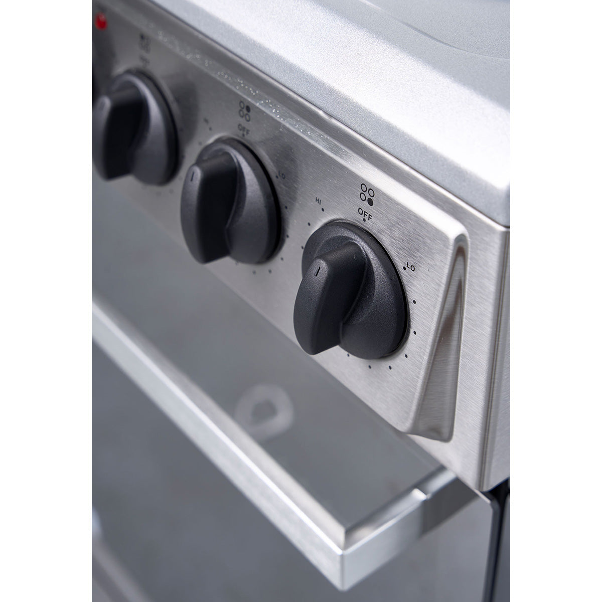 Premium Levella 24" White Freestanding Electric Stove With 4 Spiral Hot Plates, 1 Bake Tray, and 1 Bake Wire