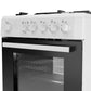 Premium Levella 24" White Gas Range With 4 SABAF Burners, 2 Grids, 1 Trivet Grill, and 1 Baking Tray