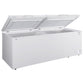 Premium Levella 25 ft³ White Chest Freezer With 2 Wire Baskets
