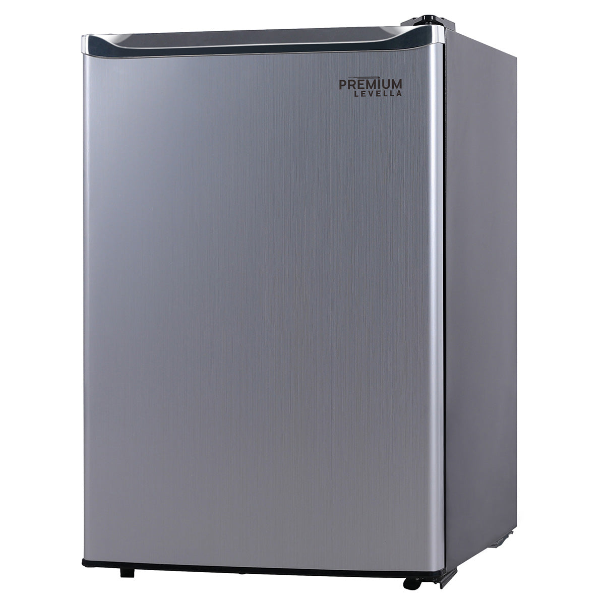 Premium Levella 2.5 ft³ Black Refrigerator With Inox Reversible Door