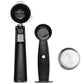 Premium Levella 3-in-1 Black and Silver Espresso, Cappuccino and Latte Maker