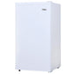 Premium Levella 3.2 ft³ White Energy-Saving Refrigerator With Reversible Door and Adjustable Legs
