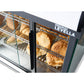 Premium Levella 3.4 ft³ Stainless Commercial Countertop Warmer Display Case With 3 Adjustable Shelves