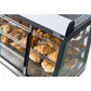 Premium Levella 3.4 ft³ Stainless Commercial Countertop Warmer Display Case With 3 Adjustable Shelves