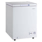 Premium Levella 3.5 ft³ White Chest Freezer With Wire Basket