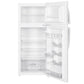 Premium Levella 4.4 ft³ White Energy-Saving Refrigerator-Freezer With Reversible Door and Adjustable Legs